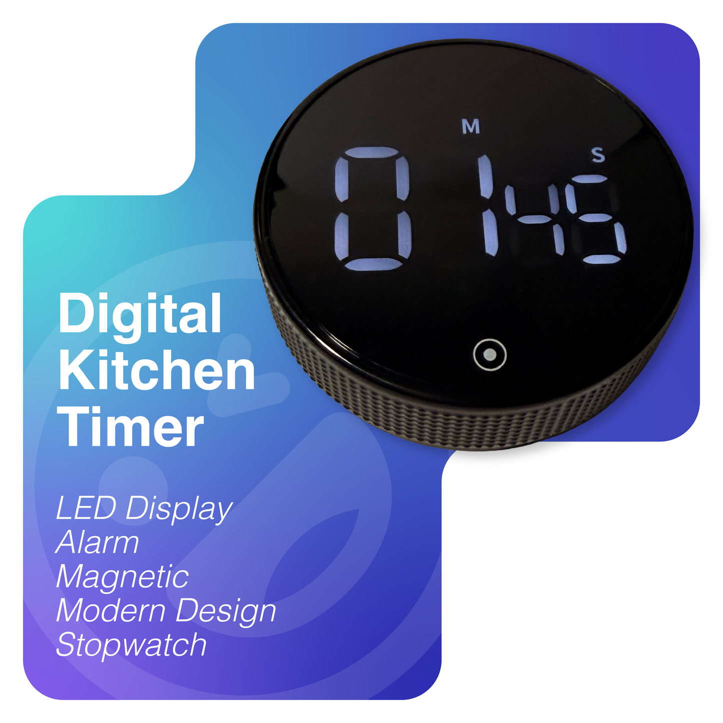 Magnetic Digital Kitchen Timer